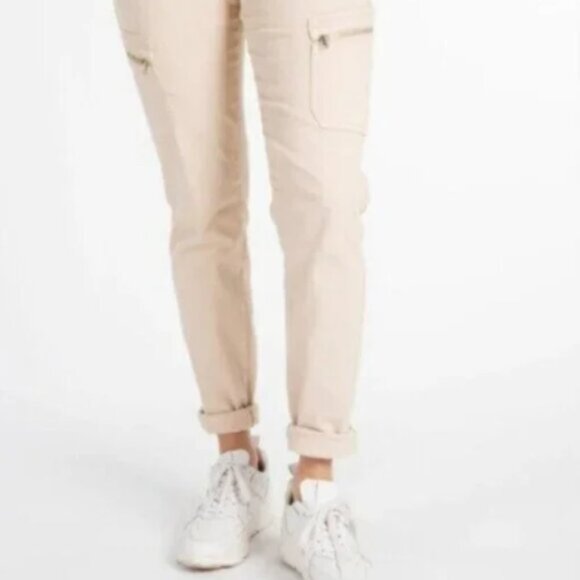 Esqualo High Waist Cotton Cargo Pants NWT Sz 12 - Picture 10 of 10